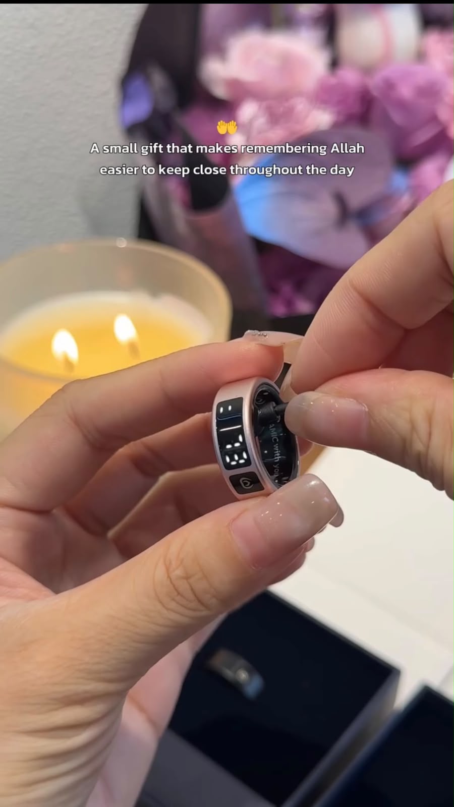 🌸 WESLAMIC Peace Ring Tasbih🖤