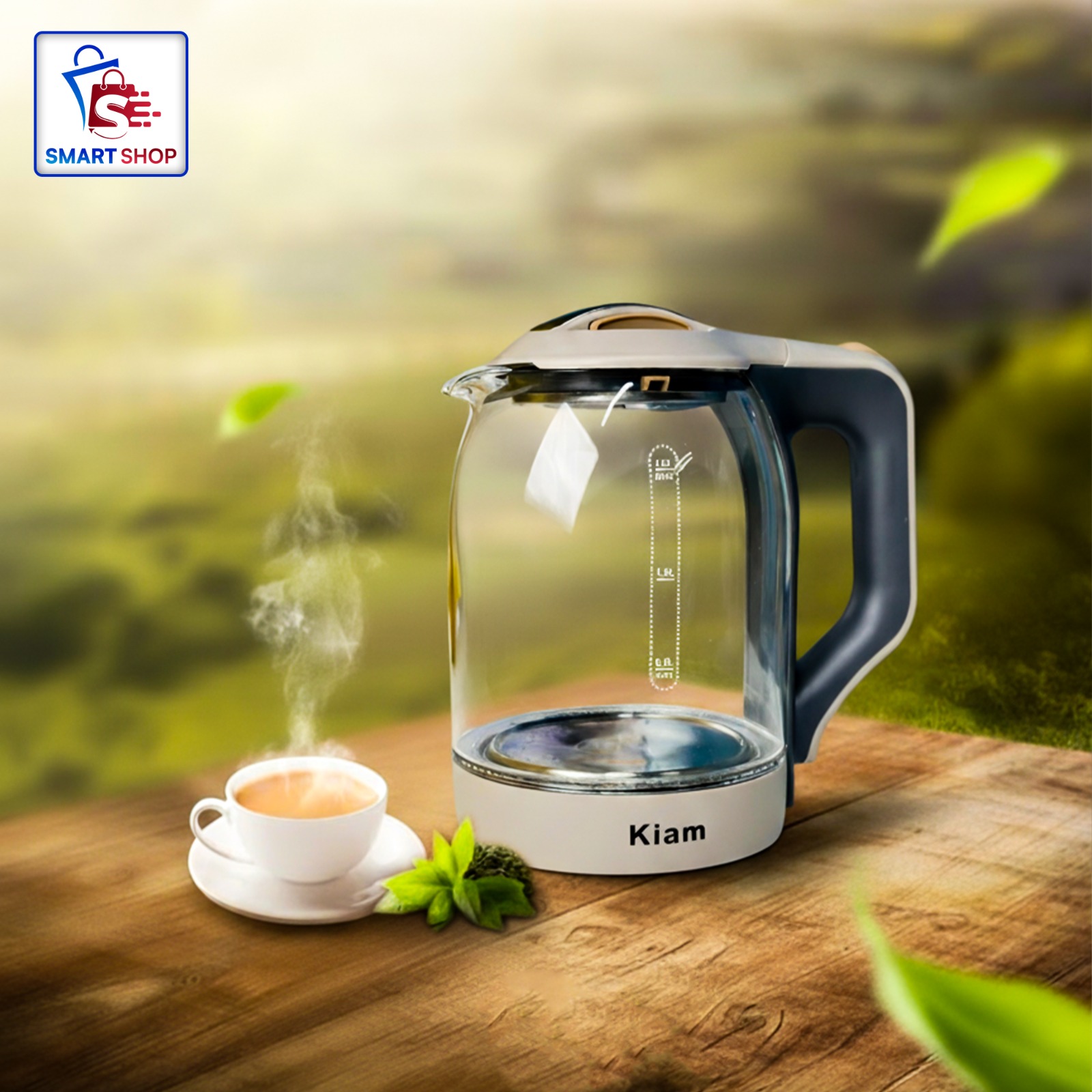 🔥 Kiam Electric Kettle – এখানে চা, নুডুলস, ডিম সেদ্ধ, সবজি সেদ্ধ—সবই করা যাবে!