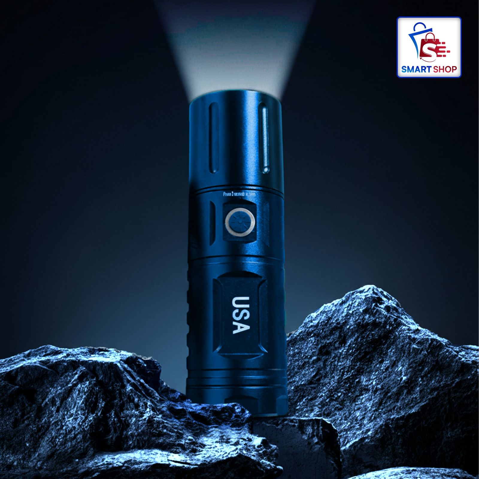 Powerful Flashlight — সুপার ব্রাইট লাইট  লং ব্যাটারি ব্যাকআপ রিচার্জেবল সুবিধা
