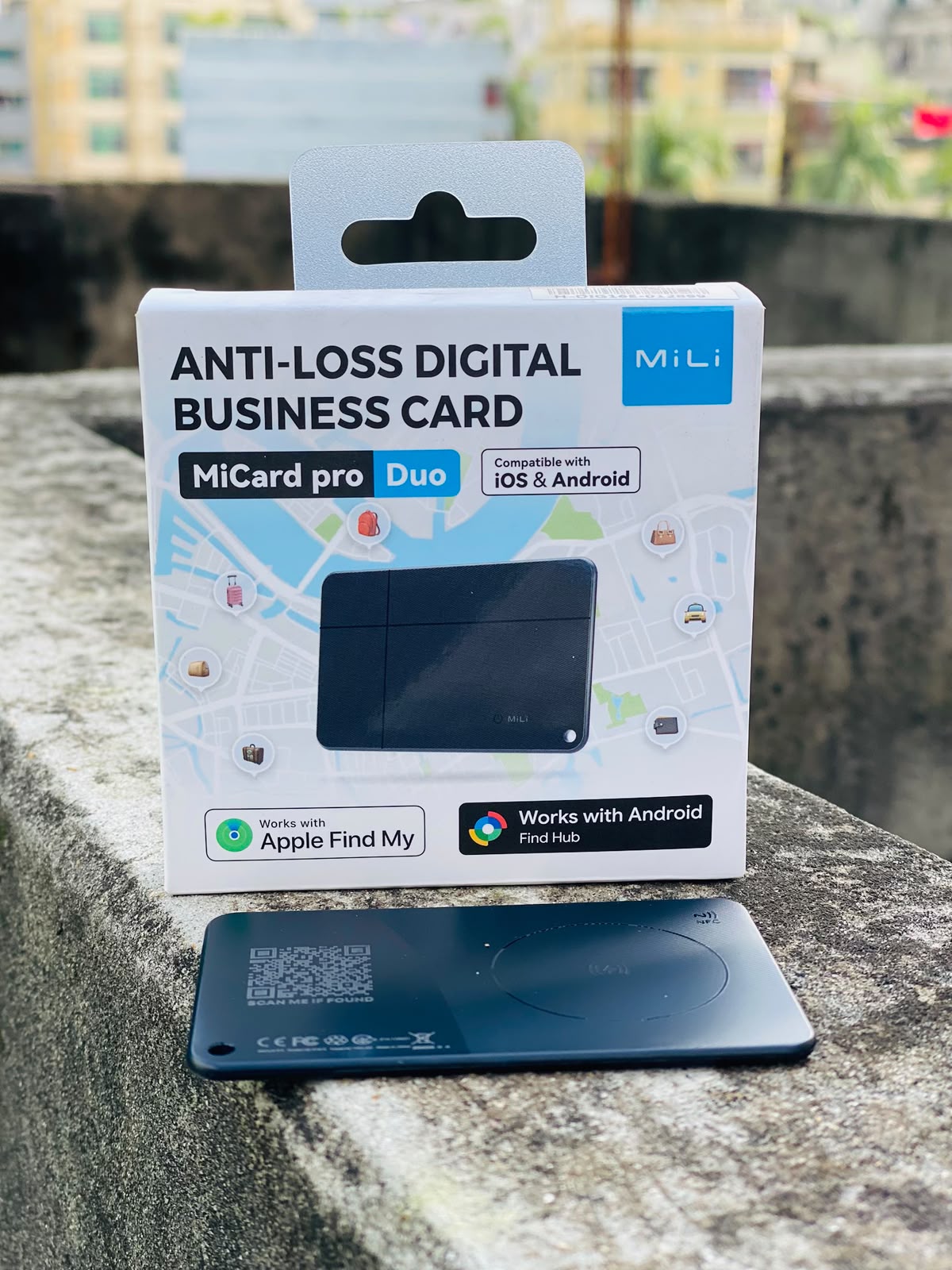 MiLi MiCard Pro Duo – স্মার্ট NFC + Anti-Loss ডিজিটাল কার্ড!