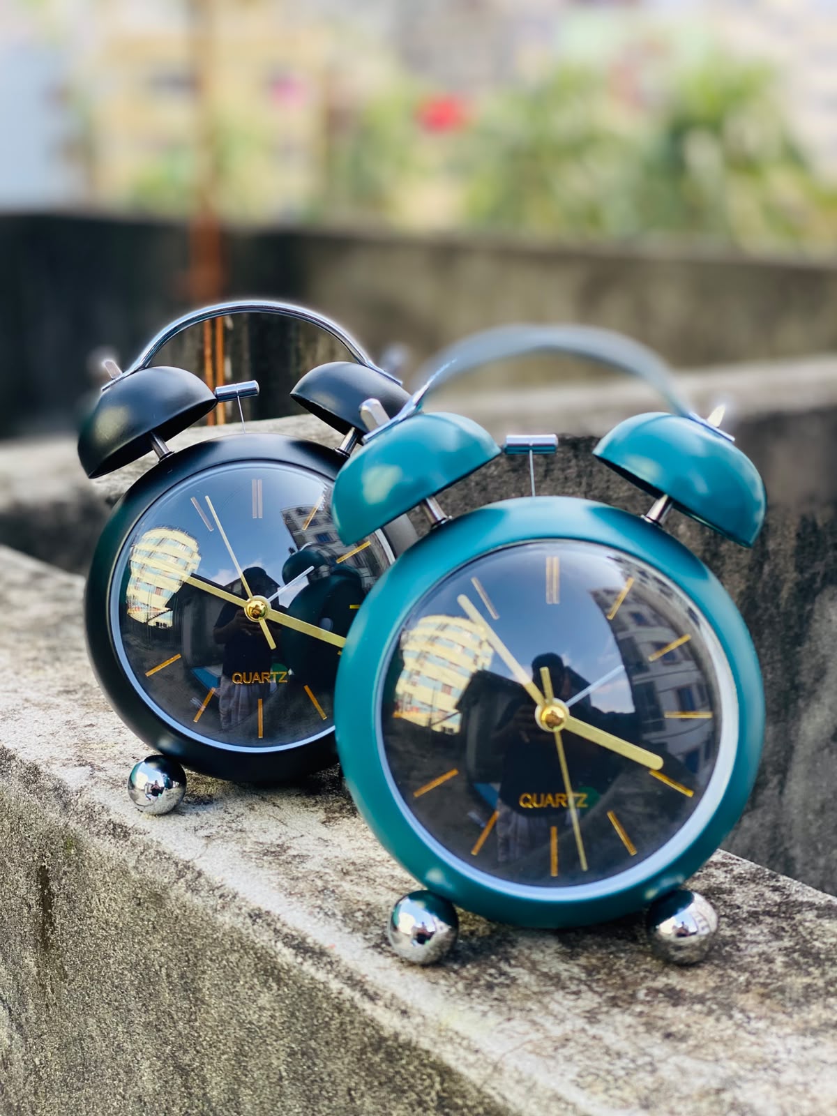 Luxury Metal Alarm Clock ঘুম ভাঙুক স্টাইলের সাথে
