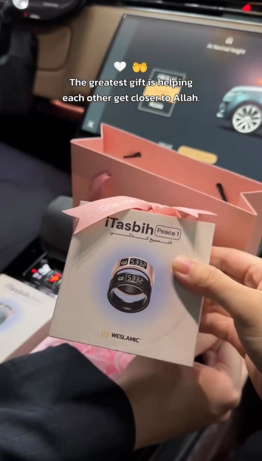 🌸 WESLAMIC Peace Ring Tasbih🖤